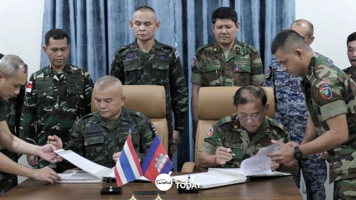 ไทย–กัมพูชาเริ่มถอนอาวุธหนัก 3 ระยะ สร้างเสถียรภาพชายแดน ไทย–กัมพูชาเริ่มถอนอาวุธหนัก 3 ระยะ สร้างเสถียรภาพชายแดน
