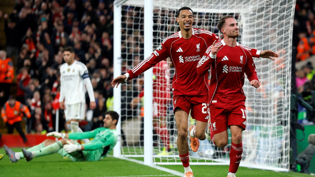ผลบอล UCL แม็คอัลลิสเตอร์ โขกชัย! ลิเวอร์พูล ชนะ เรอัล มาดริด 1-0 ผลบอล UCL แม็คอัลลิสเตอร์ โขกชัย! ลิเวอร์พูล ชนะ เรอัล มาดริด 1-0