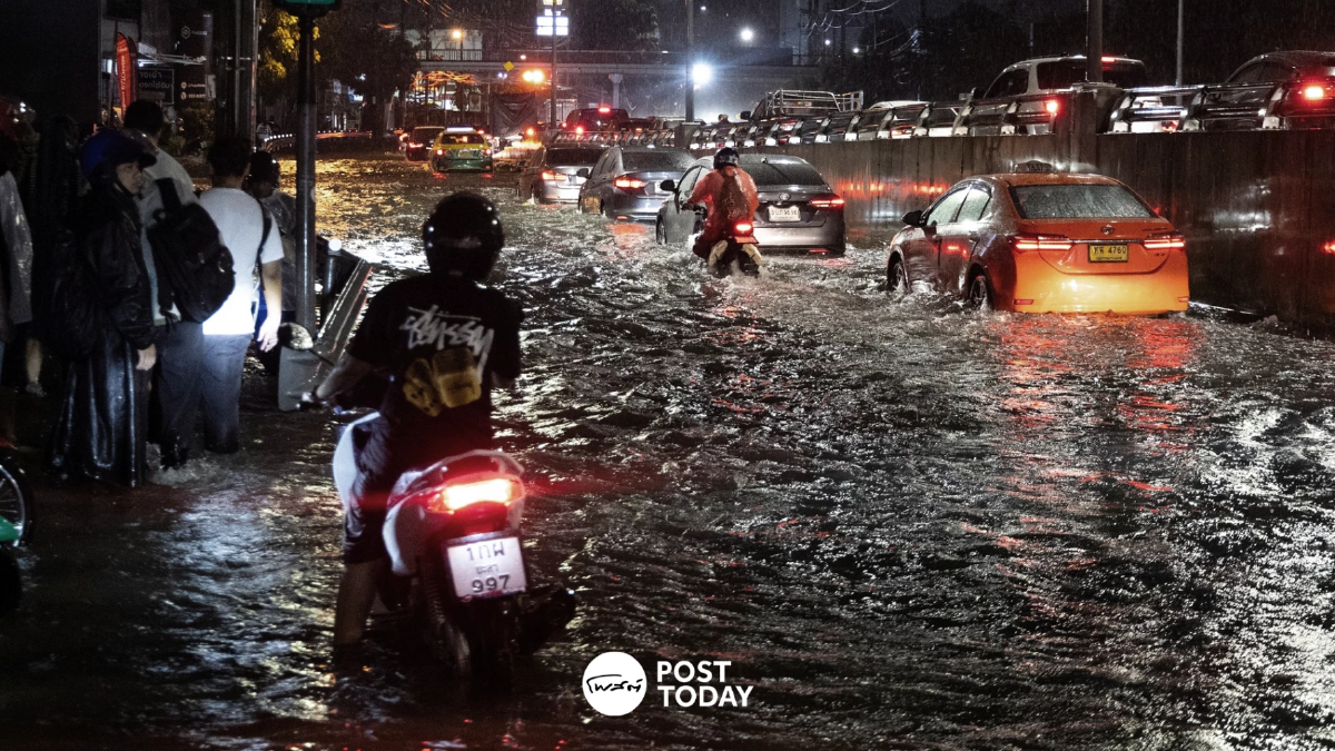 ชัชชาติ แจงเหตุน้ำท่วมกรุง! ฝนตกหนักเกินมาตรฐานระบบรองรับแค่ 60 มม. ชัชชาติ แจงเหตุน้ำท่วมกรุง! ฝนตกหนักเกินมาตรฐานระบบรองรับแค่ 60 มม.