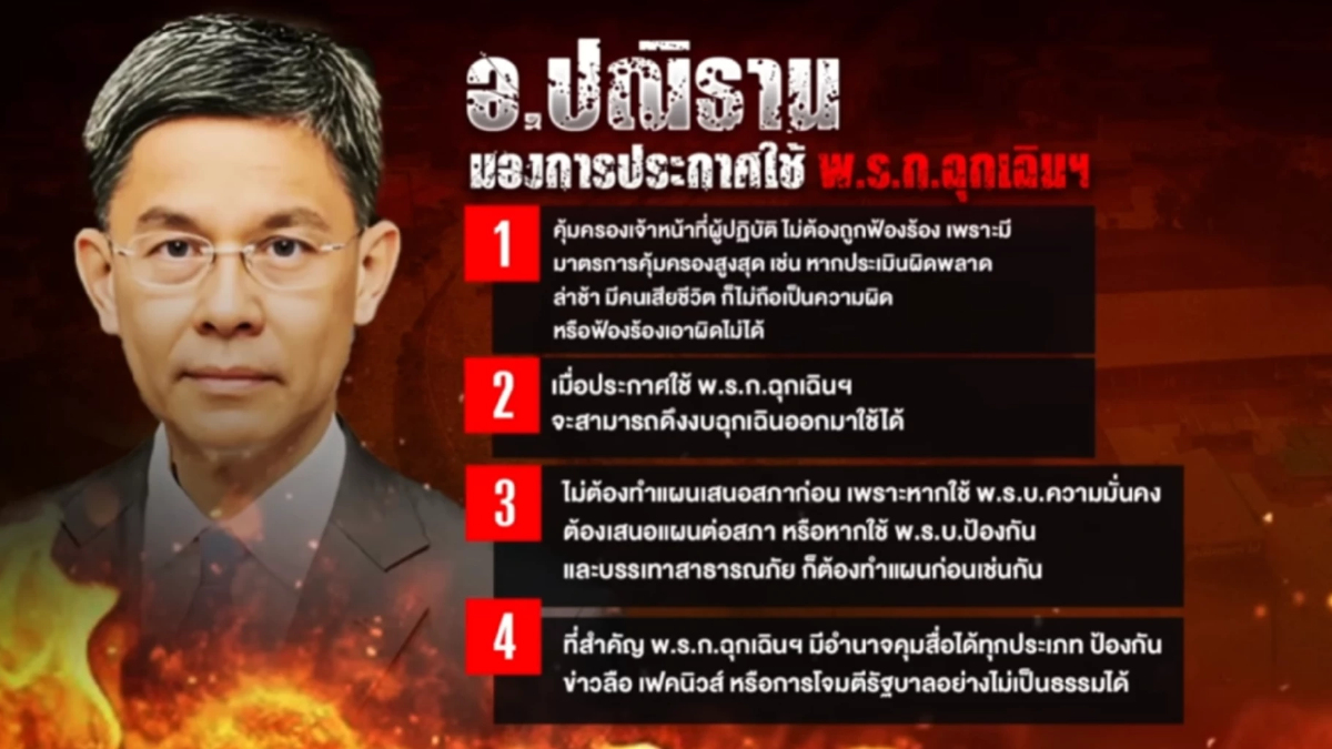 ปณิธานเจาะลึก พ.ร.ก.ฉุกเฉินรัฐบาลอนุทินกุญแจกู้น้ำท่วมหาดใหญ่ ปณิธานเจาะลึก พ.ร.ก.ฉุกเฉินรัฐบาลอนุทินกุญแจกู้น้ำท่วมหาดใหญ่
