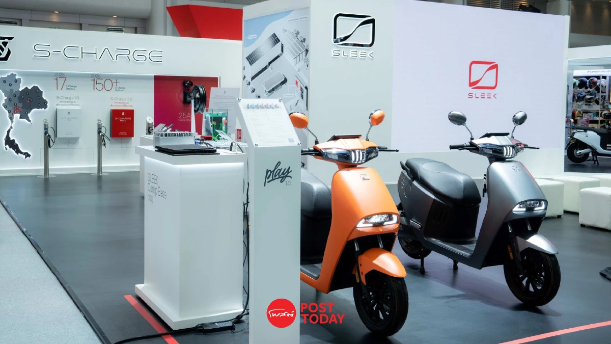 SLEEK EV เปิดตัวสู่ตลาดไทย ยกกระดับการขับขี่ในเมืองด้วย EV Ecosystem SLEEK EV เปิดตัวสู่ตลาดไทย ยกกระดับการขับขี่ในเมืองด้วย EV Ecosystem