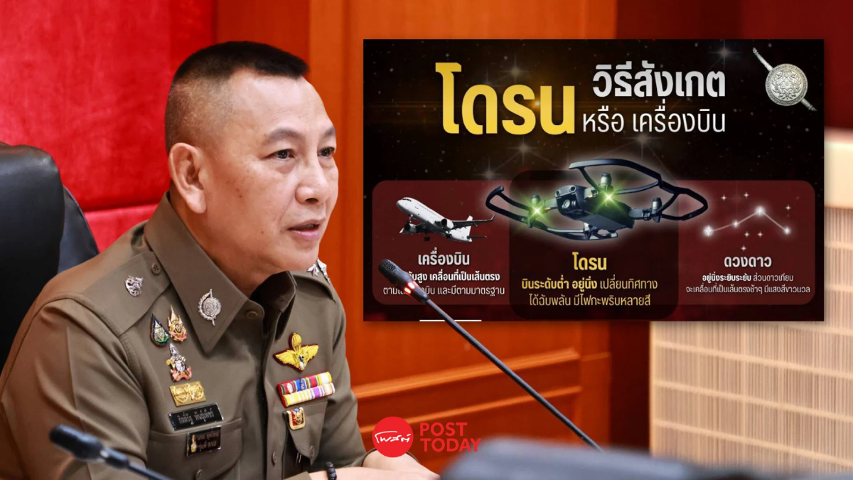 "บิ๊กต่าย" กำชับมาตรการเข้ม! ป้องกันภัยคุกคามจากโดรน "บิ๊กต่าย" กำชับมาตรการเข้ม! ป้องกันภัยคุกคามจากโดรน