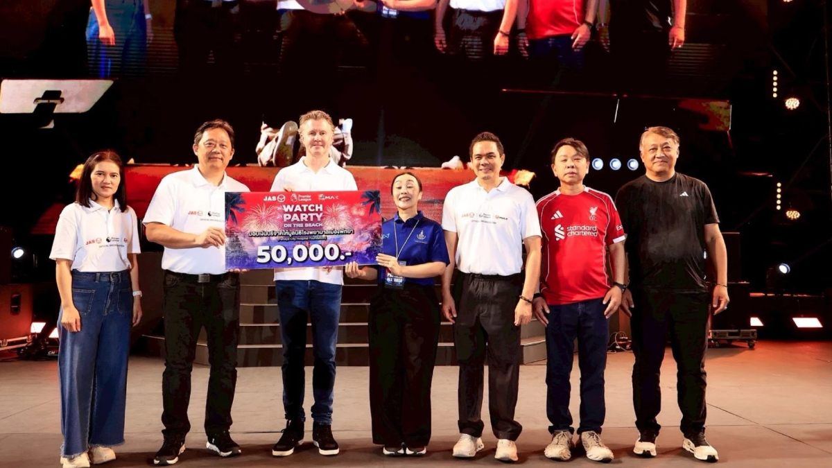 ตำนานหงส์แดง “สตีฟ แม็คมานามาน” บุกพัทยา “JAS-Monomax” จัดใหญ่ส่งท้ายปีเชียร์บอลริมทะเลครั้งแรกในไทย ตำนานหงส์แดง “สตีฟ แม็คมานามาน” บุกพัทยา “JAS-Monomax” จัดใหญ่ส่งท้ายปีเชียร์บอลริมทะเลครั้งแรกในไทย