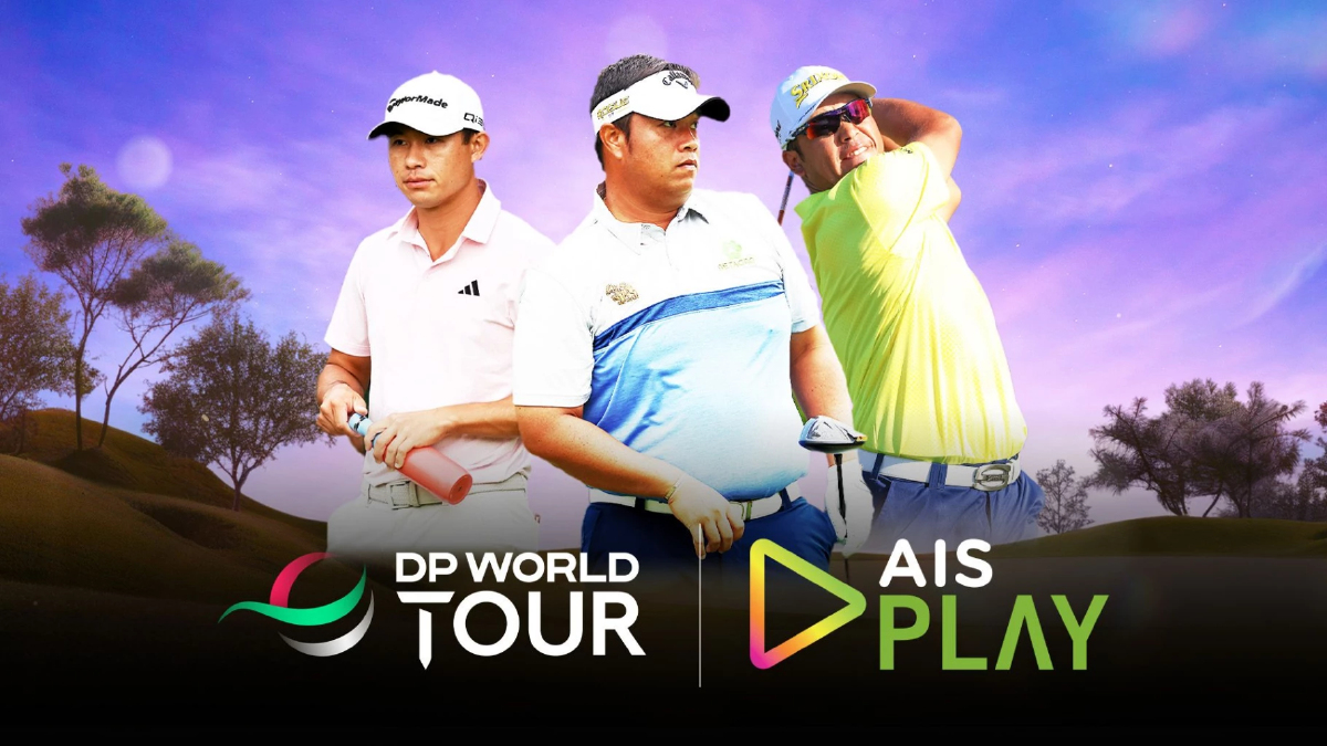 AIS PLAY ทีออฟศักราชใหม่! คว้าลิขสิทธิ์กอล์ฟ DP World Tour ประเดิมแมตช์แรก 15 ม.ค.นี้ AIS PLAY ทีออฟศักราชใหม่! คว้าลิขสิทธิ์กอล์ฟ DP World Tour ประเดิมแมตช์แรก 15 ม.ค.นี้