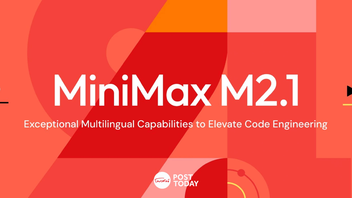 MiniMax M2.1 สุดยอดโมเดล AI เขียนโปรแกรมจากจีนที่เฉือนชนะ Claude MiniMax M2.1 สุดยอดโมเดล AI เขียนโปรแกรมจากจีนที่เฉือนชนะ Claude
