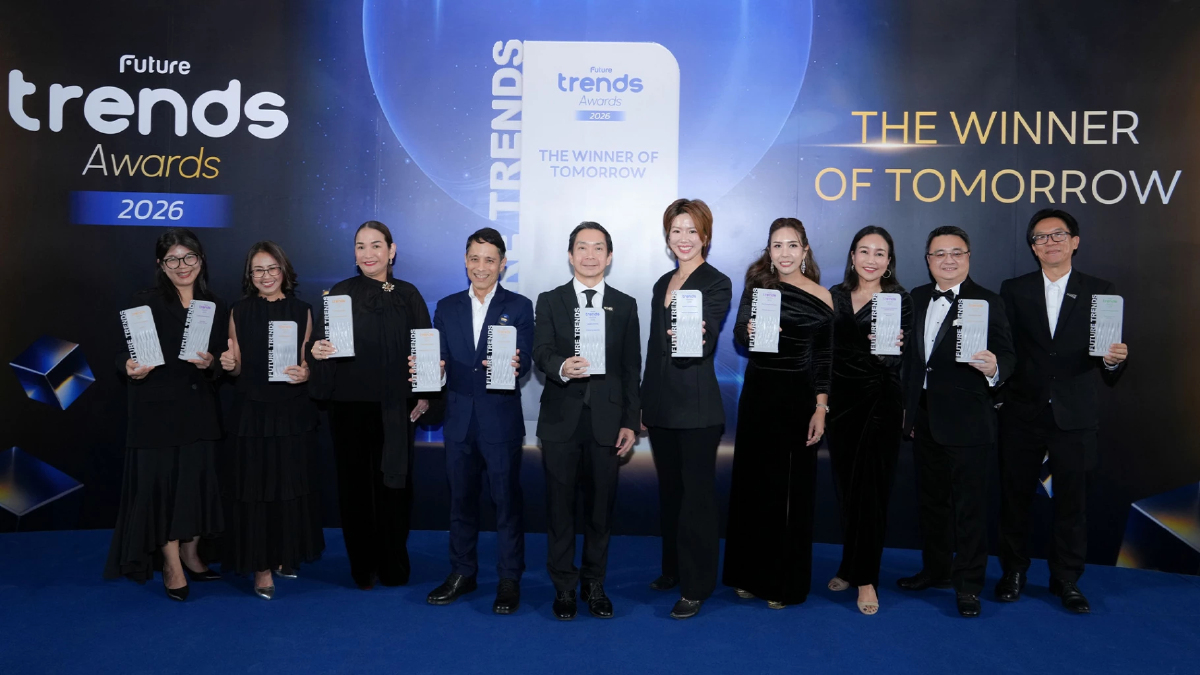กลุ่มเอสซีบีเอกซ์ กวาด 12 รางวัล Future Trends Awards 2026 กลุ่มเอสซีบีเอกซ์ กวาด 12 รางวัล Future Trends Awards 2026