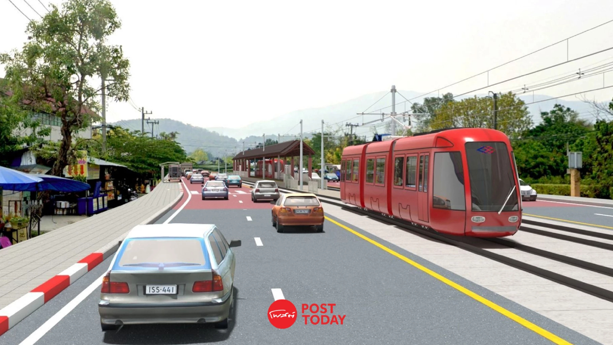 ส่องรถรางไฟฟ้าสายสีแดงเชียงใหม่ ลดมลพิษ เดินทางสะดวกเชื่อมเมือง ส่องรถรางไฟฟ้าสายสีแดงเชียงใหม่ ลดมลพิษ เดินทางสะดวกเชื่อมเมือง