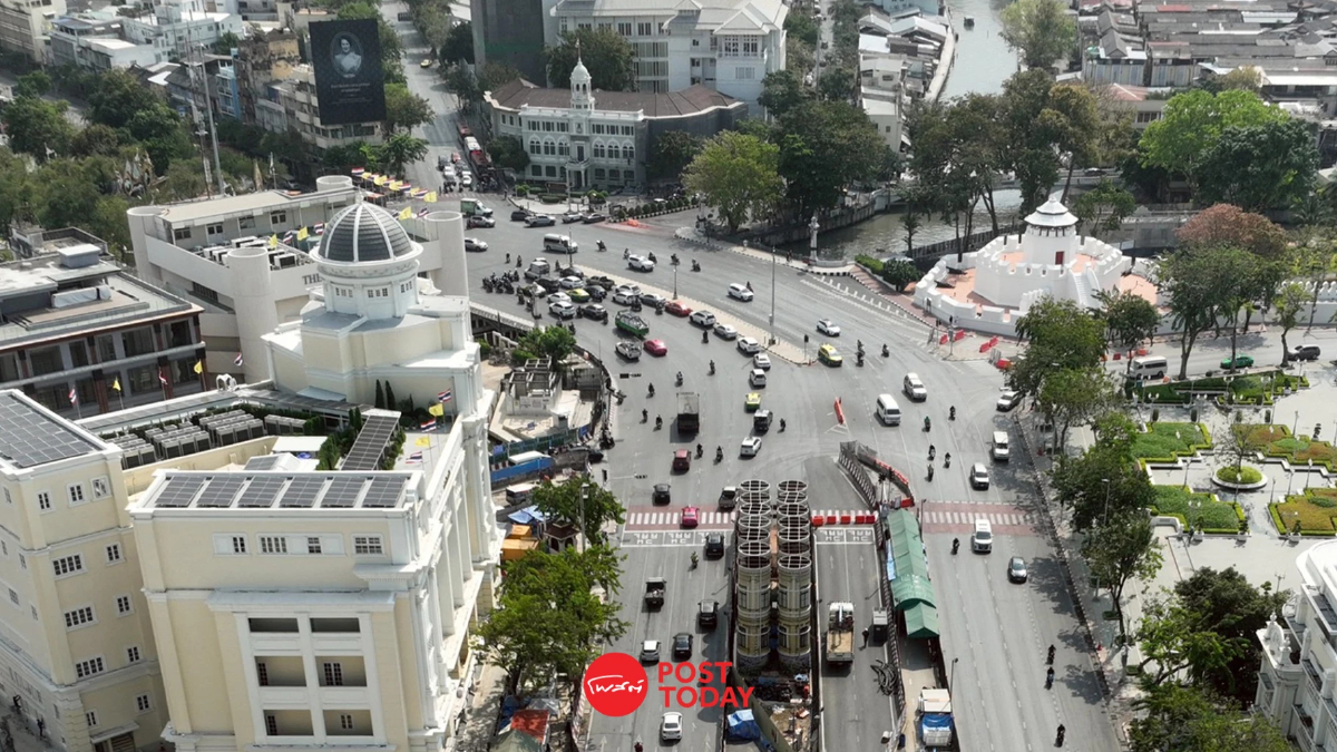 อัพเดต เบี่ยงการจราจรสร้างรถไฟฟ้าสีส้ม สะพานขาว–ผ่านฟ้า เริ่ม 16 มี.ค. อัพเดต เบี่ยงการจราจรสร้างรถไฟฟ้าสีส้ม สะพานขาว–ผ่านฟ้า เริ่ม 16 มี.ค.