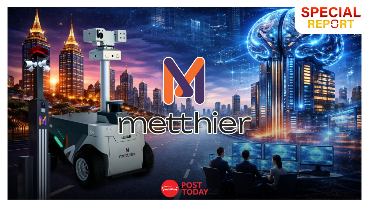 "เมทเธียร์" เบอร์ 1 เทคไทย! เปิดสมองกล "เมททริก" เขย่าเกม Smart City ไทย "เมทเธียร์" เบอร์ 1 เทคไทย! เปิดสมองกล "เมททริก" เขย่าเกม Smart City ไทย