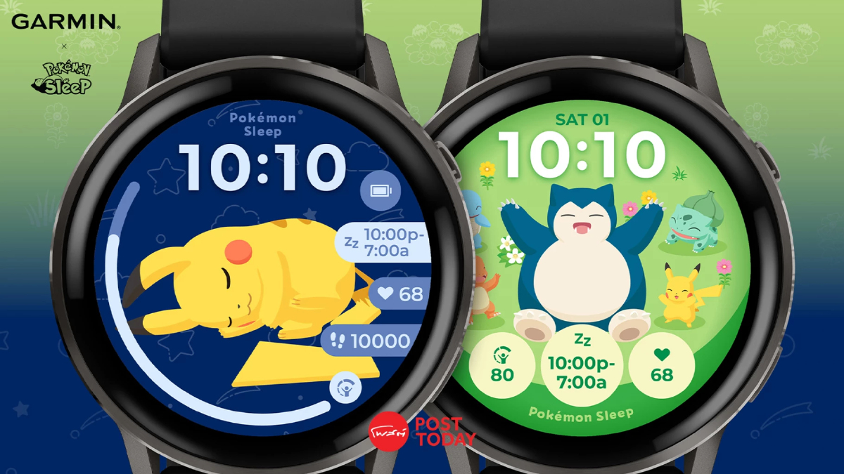 Garmin x Pokémon Sleep เปิดตัวหน้าปัดใหม่ เปลี่ยนการเช็กสุขภาพให้สนุก Garmin x Pokémon Sleep เปิดตัวหน้าปัดใหม่ เปลี่ยนการเช็กสุขภาพให้สนุก