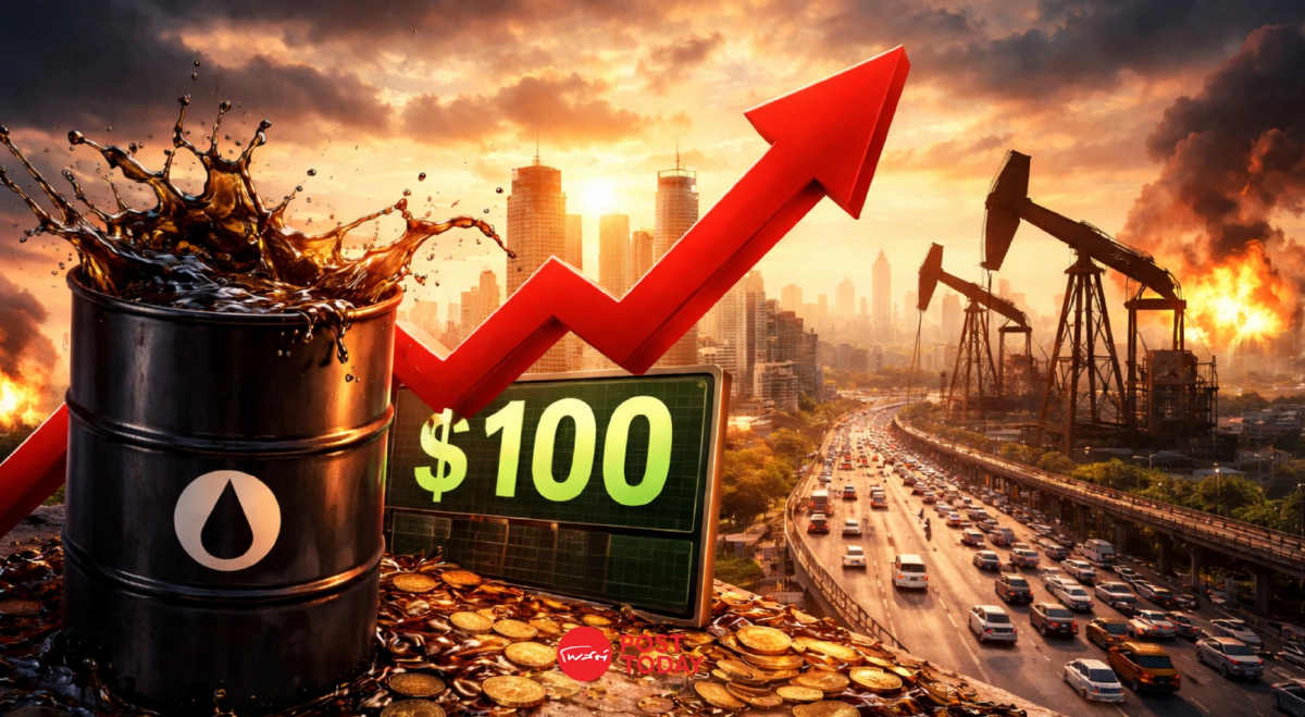 ราคาน้ำมันเกิน 100 ดอลลาร์ เขย่า GDP ไทย ดันเงินเฟ้อ-ธุรกิจอ่วม ราคาน้ำมันเกิน 100 ดอลลาร์ เขย่า GDP ไทย ดันเงินเฟ้อ-ธุรกิจอ่วม