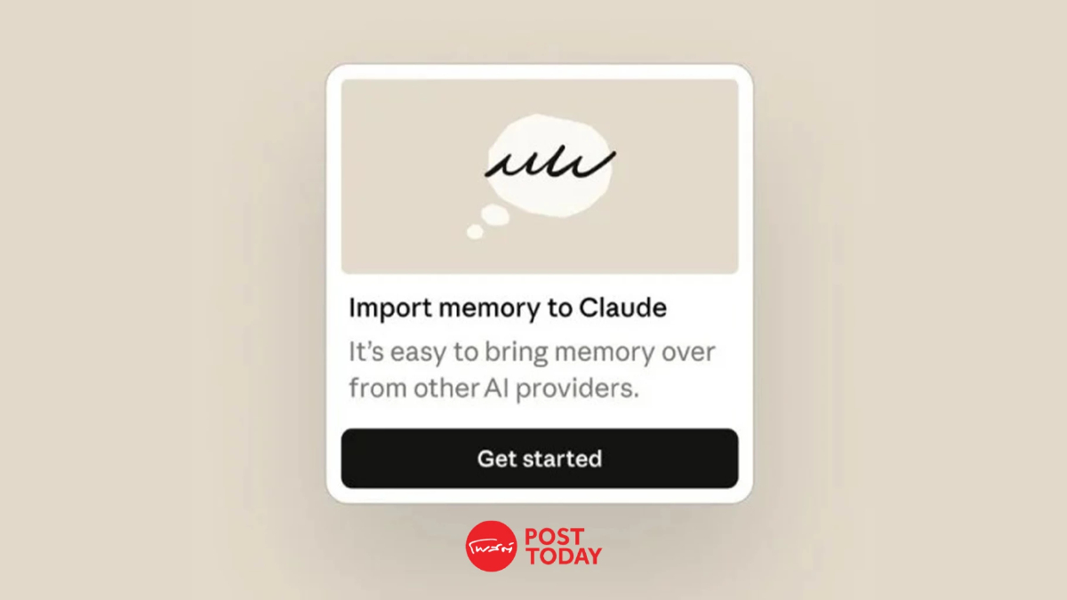 Claude เปิดตัวฟีเจอร์ย้ายหน่วยความจำ สู่อันดับหนึ่งใน App store Claude เปิดตัวฟีเจอร์ย้ายหน่วยความจำ สู่อันดับหนึ่งใน App store