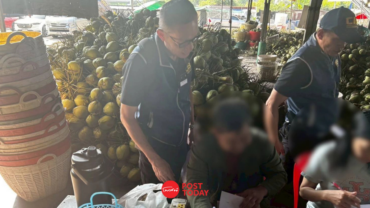 ทลาย 8 ล้งมะพร้าวนอมินีจีน สวมสิทธิ์คนไทยกดราคาเกษตรกรราชบุรี ทลาย 8 ล้งมะพร้าวนอมินีจีน สวมสิทธิ์คนไทยกดราคาเกษตรกรราชบุรี
