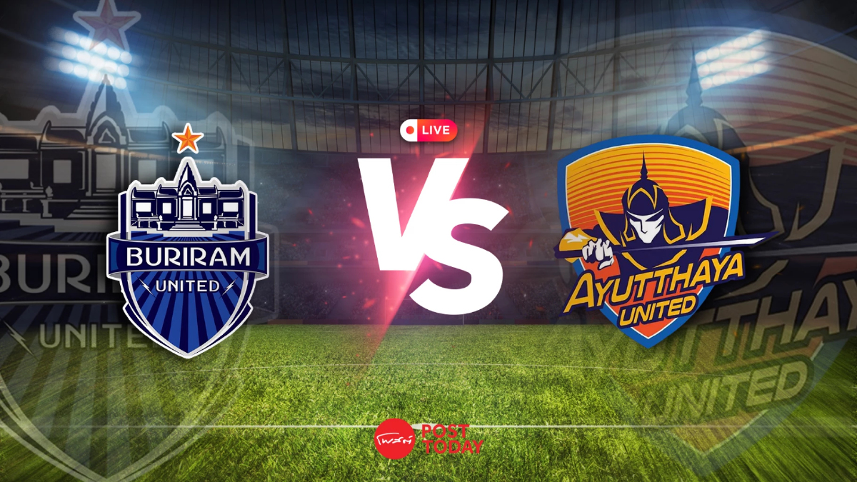 LIVE ถ่ายทอดสด บุรีรัมย์ ยูไนเต็ด พบ อยุธยา ไทยลีก วันนี้ 12 เม.ย.69