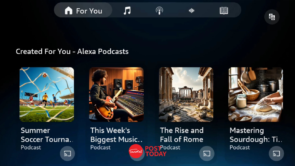 Alexa Podcasts ฟีเจอร์ AI ใหม่ของ Amazon สร้างพอดแคสต์พร้อมฟัง