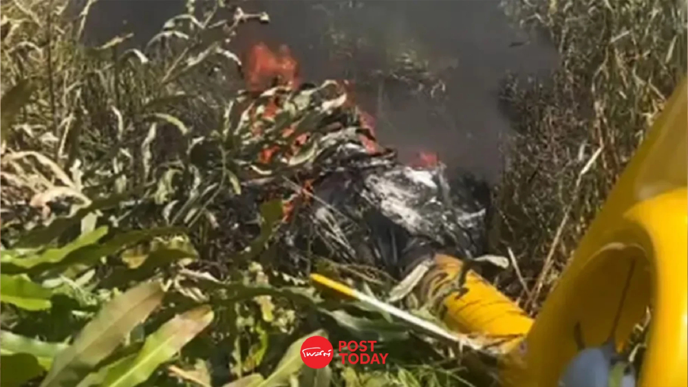ด่วน เฮลิคอปเตอร์ตก สมุทรปราการ มีผู้บาดเจ็บ กู้ภัยเร่งช่วยเหลือ