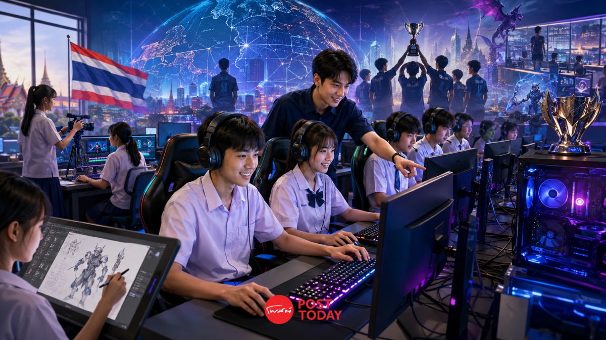 อีสปอร์ตเข้า รร. ทั่วประเทศ รัฐบาลเล็ง ปั้นเยาวชนสู่ระดับโลก อีสปอร์ตเข้า รร. ทั่วประเทศ รัฐบาลเล็ง ปั้นเยาวชนสู่ระดับโลก