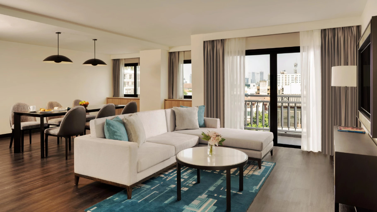 Marriott Executive Apartments อัปเกรดความคุ้มค่า พักสบายเหมือนบ้าน Marriott Executive Apartments อัปเกรดความคุ้มค่า พักสบายเหมือนบ้าน