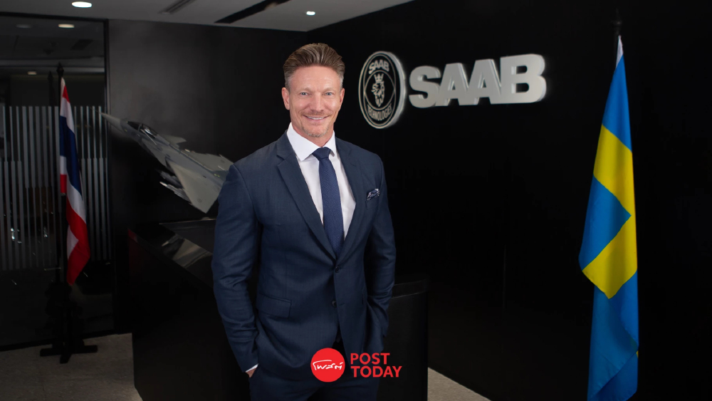 Saab ชูพัฒนาระบบต่อต้านโดรน รับมือสงครามยุคใหม่ เล็งผลิตชิ้นส่วนกริฟเพนในไทย