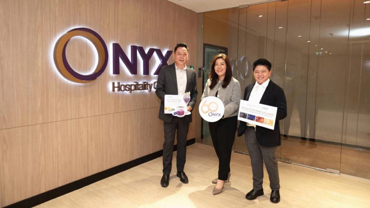 ออนิกซ์ ฮอสพิทาลิตี้ กรุ๊ป ผนึก SCB WEALTH และ CardX เจาะตลาดลักชัวรี่ รับฉลองครบรอบ 60 ปี ออนิกซ์ ฮอสพิทาลิตี้ กรุ๊ป ผนึก SCB WEALTH และ CardX เจาะตลาดลักชัวรี่ รับฉลองครบรอบ 60 ปี