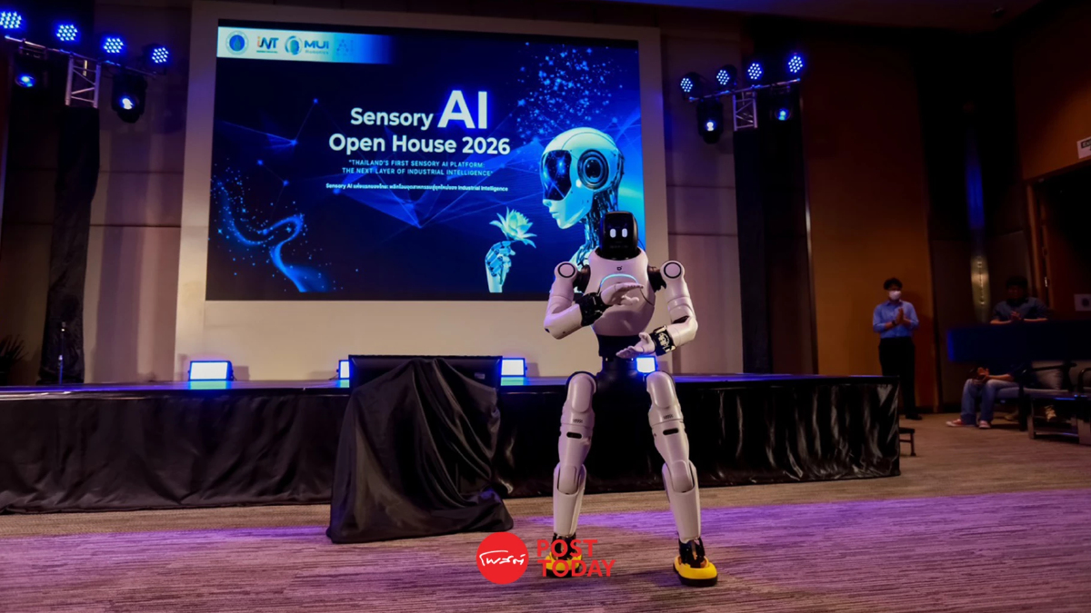 MUI Robotic หุ่นยนต์ AI รับประสาทสัมผัสทั้ง 5 ครั้งแรกในไทย MUI Robotic หุ่นยนต์ AI รับประสาทสัมผัสทั้ง 5 ครั้งแรกในไทย