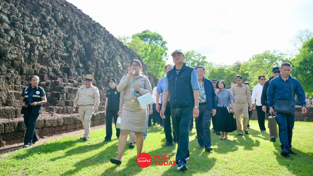 "อนุทิน" เยือนมรดกโลกศรีเทพ หนุนเที่ยวประวัติศาสตร์เพชรบูรณ์