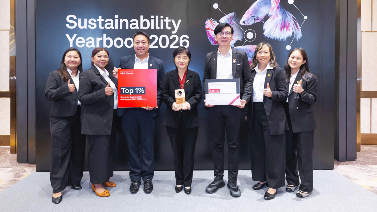 ทรู ครองแชมป์ยั่งยืนโลก 8 ปีซ้อน ติด Top 1% S&P Global Yearbook 2026 ทรู ครองแชมป์ยั่งยืนโลก 8 ปีซ้อน ติด Top 1% S&P Global Yearbook 2026