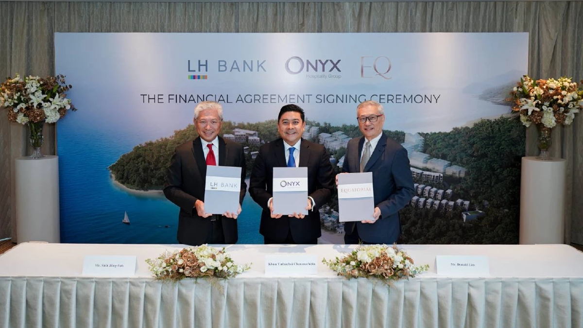 ออนิกซ์ฯ ผนึก LH Bank ทุ่ม 2,800 ล้าน ปักหมุด EQ Phuket หรูระดับโลก ออนิกซ์ฯ ผนึก LH Bank ทุ่ม 2,800 ล้าน ปักหมุด EQ Phuket หรูระดับโลก