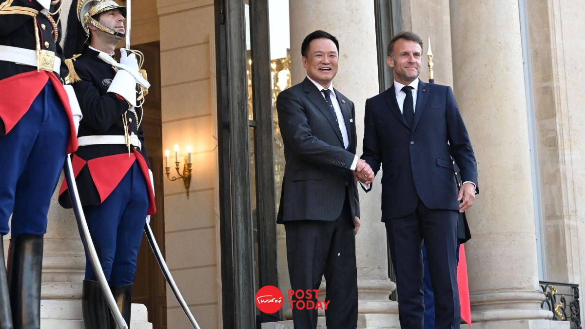 อนุทินพบมาครงยกระดับสัมพันธ์ไทย–ฝรั่งเศส สู่หุ้นส่วนยุทธศาสตร์เศรษฐกิจ อนุทินพบมาครงยกระดับสัมพันธ์ไทย–ฝรั่งเศส สู่หุ้นส่วนยุทธศาสตร์เศรษฐกิจ