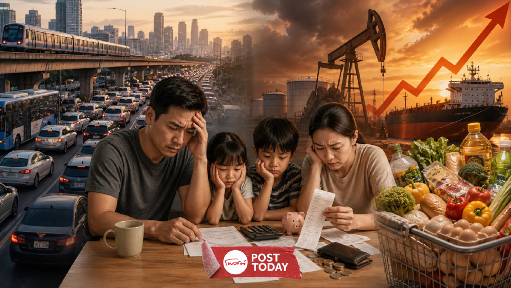 ครัวเรือนสะเทือน? ค่าเดินทาง–ค่าครองชีพเสี่ยงขยับ หากน้ำมันโลกปรับขึ้น