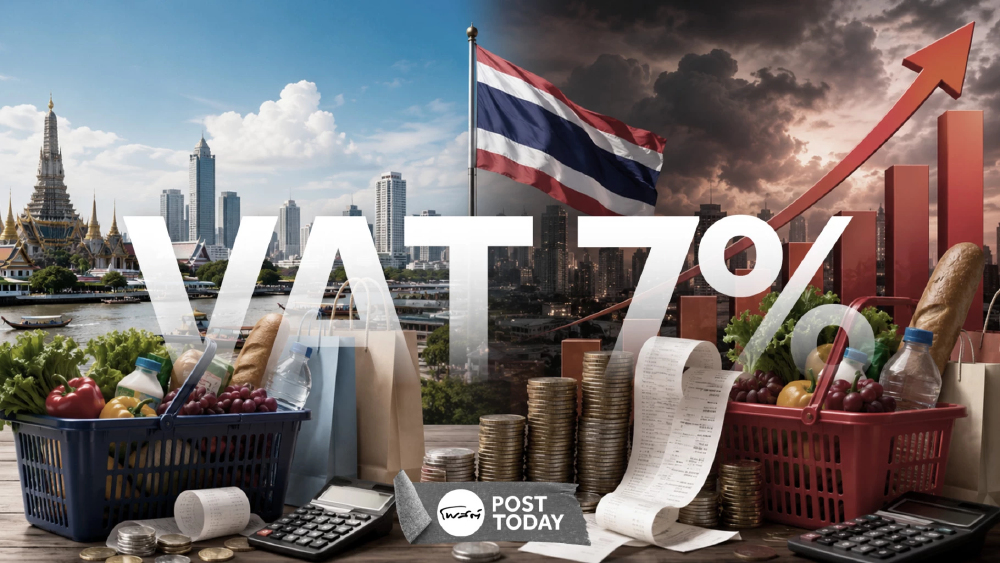 ต่อเวลา VAT 7% ถึง ก.ย. 2569 แต่อนาคตอาจขยับเป็น 10%