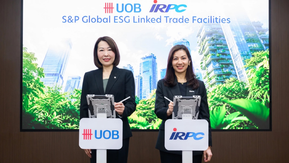 ยูโอบี และ ไออาร์พีซี ยกระดับ สินเชื่อเพื่อการค้า อ้างอิง S&P Global ESG Score ต่อยอด Sustainable Finance ในไทย ยูโอบี และ ไออาร์พีซี ยกระดับ สินเชื่อเพื่อการค้า อ้างอิง S&P Global ESG Score ต่อยอด Sustainable Finance ในไทย