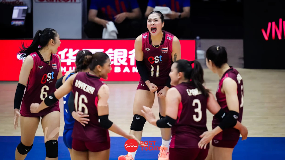 LIVE ถ่ายทอดสด ไทย พบ เช็ก วอลเลย์บอลหญิง VNL 2026 วันนี้ 7 มิ.ย.69