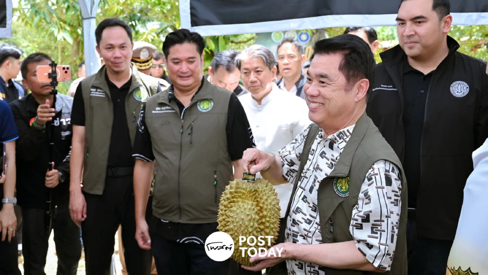 กระทรวงเกษตรฯ คุมเข้มทุเรียนภาคใต้ ดันส่งออก 1.5 แสนล้าน