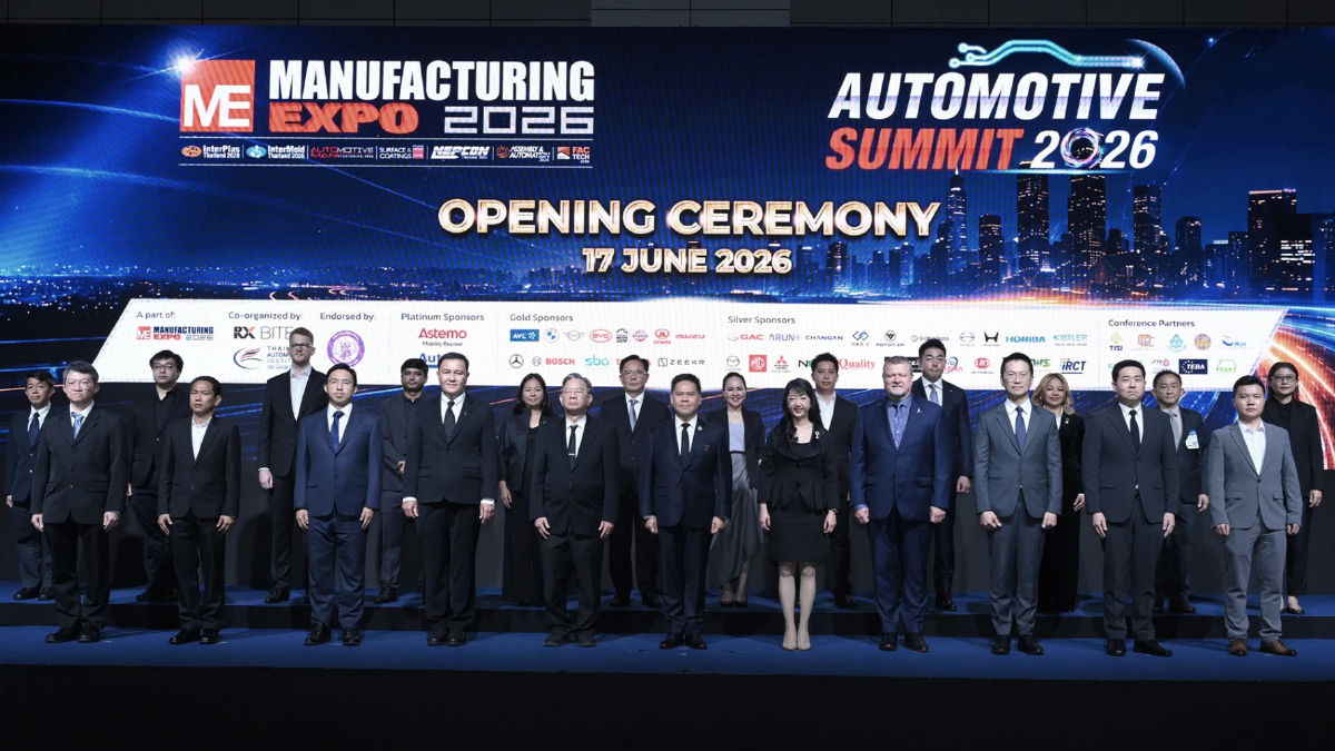 เปิดฉากใหญ่ Manufacturing Expo 2026 ขน 2,000 แบรนด์โชว์นวัตกรรมผลิต เปิดฉากใหญ่ Manufacturing Expo 2026 ขน 2,000 แบรนด์โชว์นวัตกรรมผลิต