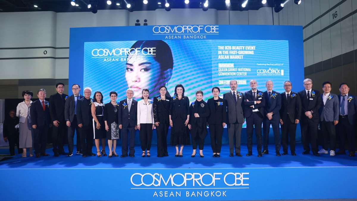 เปิดฉากใหญ่ Cosmoprof CBE ASEAN 2026 ดันไทยฮับความงามอาเซียน