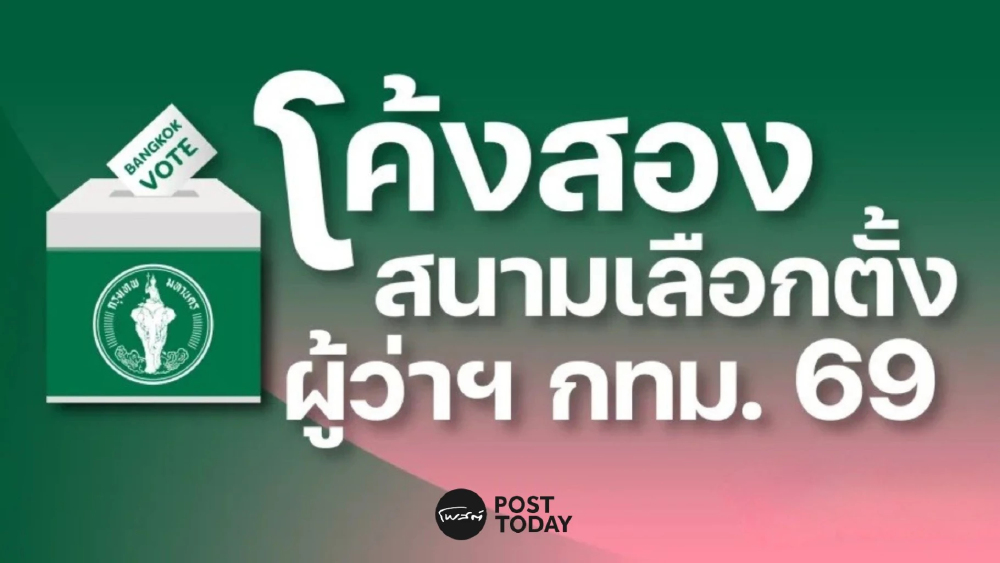 โค้งสองผู้ว่าฯ กทม. 2569 นิด้าโพลชี้ "ชัชชาติ" นำโด่ง 72.35% โค้งสองผู้ว่าฯ กทม. 2569 นิด้าโพลชี้ "ชัชชาติ" นำโด่ง 72.35%