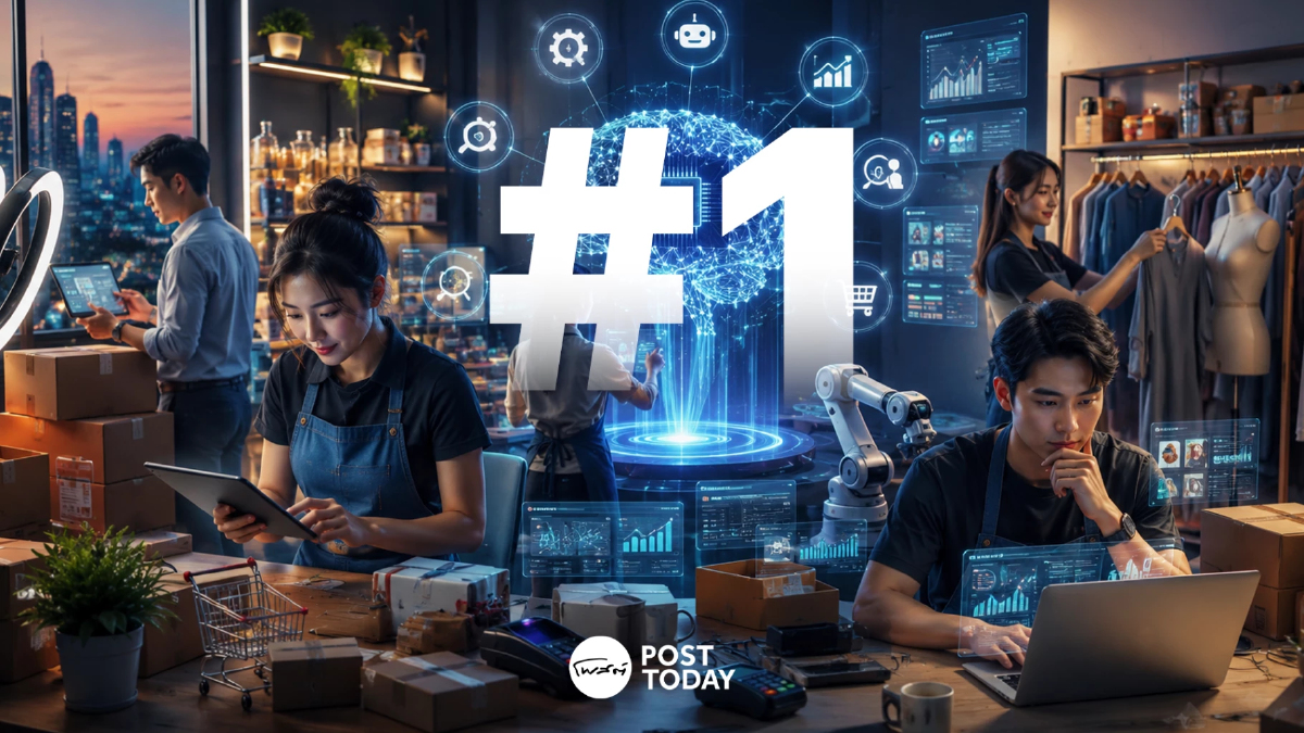 ธุรกิจ SME ใช้ AI สูงสุด ส่วนใหญ่อยู่ระยะทดลอง – ทำการตลาดอันดับ 1 ธุรกิจ SME ใช้ AI สูงสุด ส่วนใหญ่อยู่ระยะทดลอง – ทำการตลาดอันดับ 1