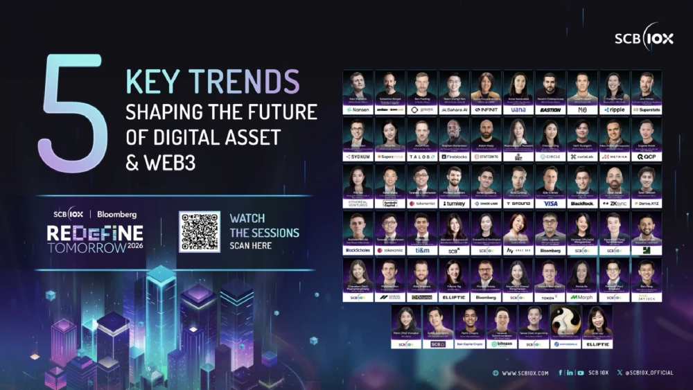 SCB 10X ชี้ Digital Assets-Web3 ก้าวสู่ยุคใช้งานจริง เผย 5 เทรนด์สำคัญจากงาน SCB 10X ชี้ Digital Assets-Web3 ก้าวสู่ยุคใช้งานจริง เผย 5 เทรนด์สำคัญจากงาน