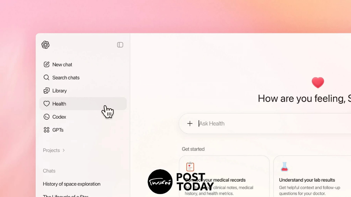 OpenAI ทยอยเปิดตัว ChatGPT Health ให้แก่ผู้ใช้งานทั่วไป OpenAI ทยอยเปิดตัว ChatGPT Health ให้แก่ผู้ใช้งานทั่วไป