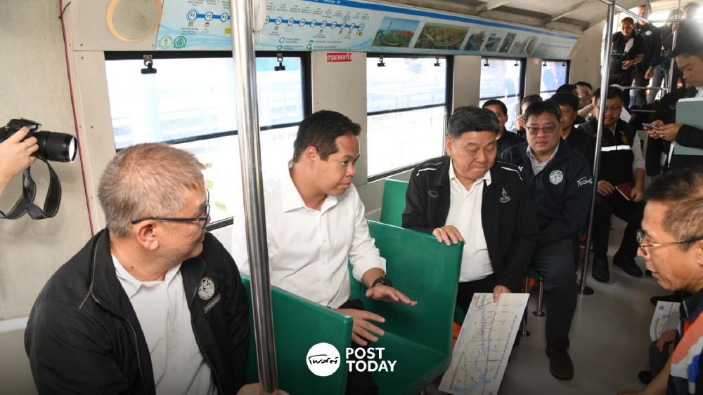 "สรรเพชญ" พลิกโฉมคมนาคมทางน้ำ ดัน School & Taxi Boat แก้รถติด-หนุนเที่ยว นำร่องคลองภาษีเจริญ "สรรเพชญ" พลิกโฉมคมนาคมทางน้ำ ดัน School & Taxi Boat แก้รถติด-หนุนเที่ยว นำร่องคลองภาษีเจริญ