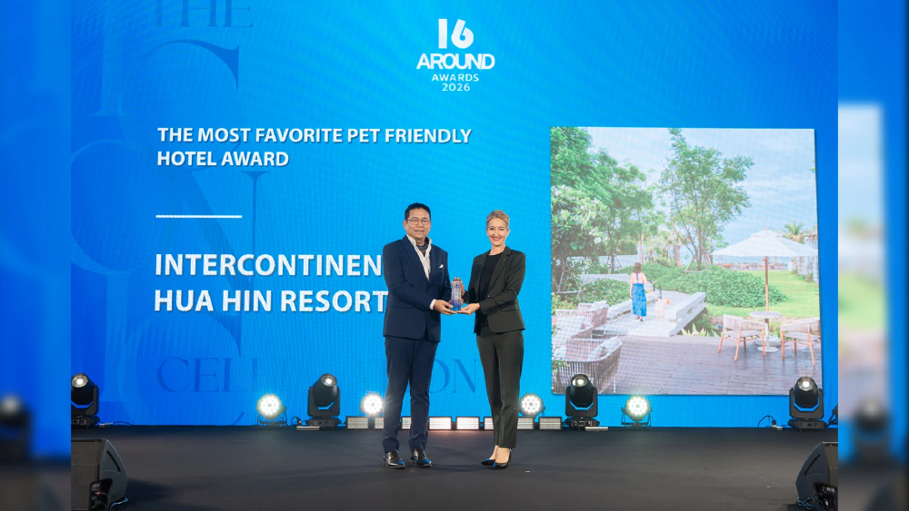 อินเตอร์คอนฯ หัวหิน คว้ารางวัลโรงแรม Pet-Friendly ขวัญใจมหาชนปี 2026 อินเตอร์คอนฯ หัวหิน คว้ารางวัลโรงแรม Pet-Friendly ขวัญใจมหาชนปี 2026
