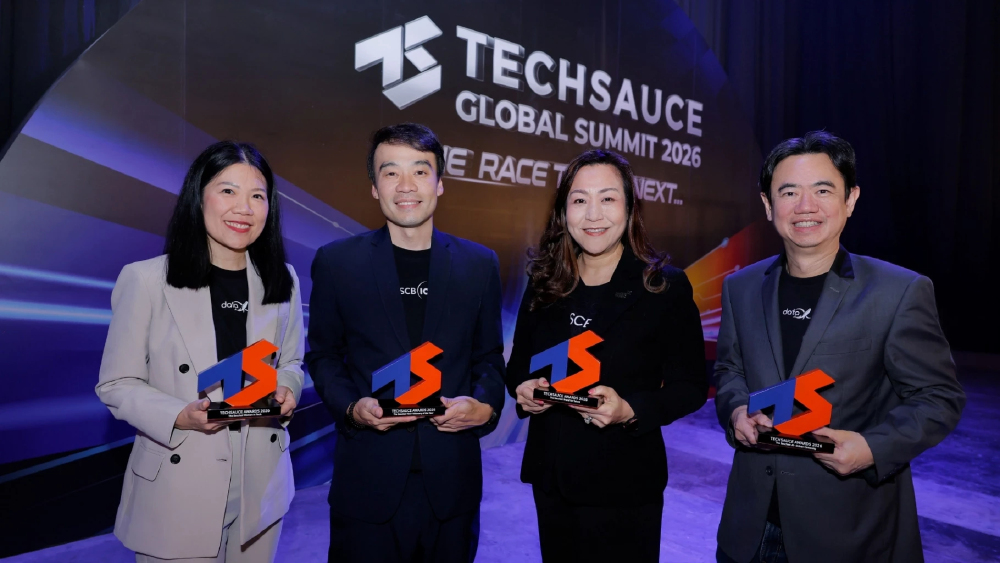 SCBX คว้า 4 รางวัล Techsauce Awards 2026 ตอกย้ำผู้นำ AI-First Organization ขับเคลื่อนด้วยเทคโนโลยีและคน SCBX คว้า 4 รางวัล Techsauce Awards 2026 ตอกย้ำผู้นำ AI-First Organization ขับเคลื่อนด้วยเทคโนโลยีและคน