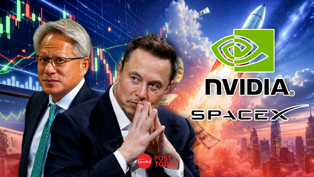 Nvidia เผยถือหุ้น SpaceX ทะลุ 2 หมื่นล้าน ดันเป็นพอร์ตใหญ่เบอร์ 2 ของบริษัท Nvidia เผยถือหุ้น SpaceX ทะลุ 2 หมื่นล้าน ดันเป็นพอร์ตใหญ่เบอร์ 2 ของบริษัท