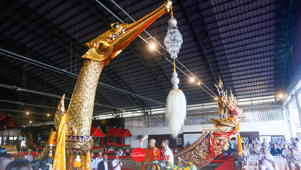 กองทัพเรือ บวงสรวงเรือพระราชพิธี ก่อนอัญเชิญ 4 เรือพระที่นั่งลงน้ำ