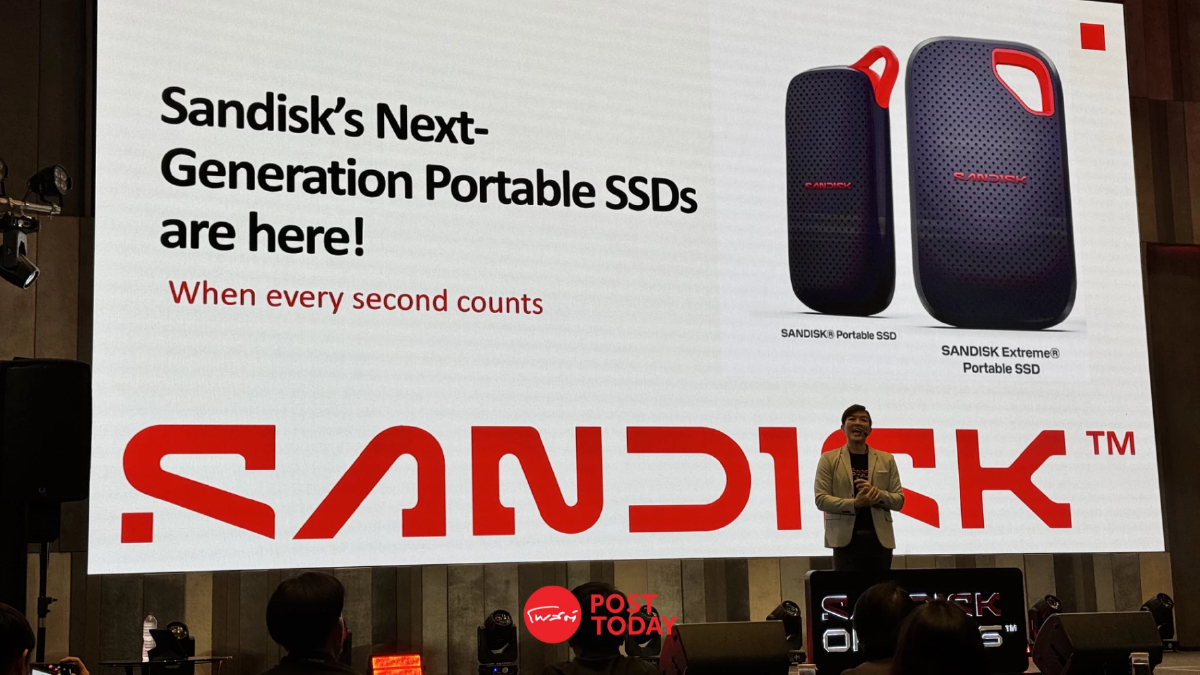 Sandisk เปิดตัวนวัตกรรมจัดเก็บข้อมูลยุคใหม่ ลุยตลาดไทยปี 2026 Sandisk เปิดตัวนวัตกรรมจัดเก็บข้อมูลยุคใหม่ ลุยตลาดไทยปี 2026