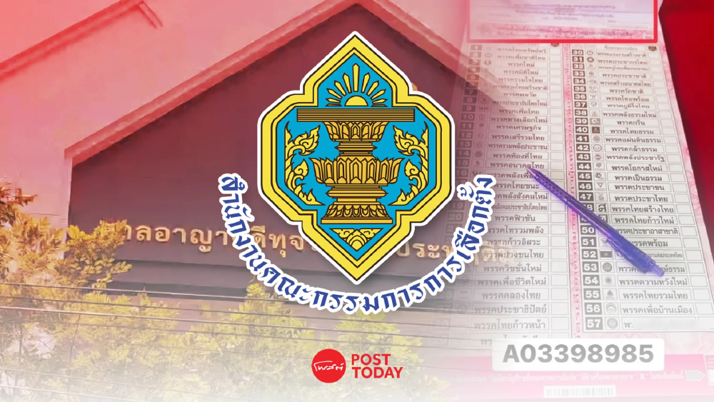 เลื่อนฟังคำสั่งรอบ 3 คดีฟ้อง 8 กกต. ปมพิมพ์บาร์โค้ดบัตรเลือกตั้งไม่ลับ