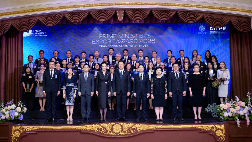 นายกฯ เป็นประธานมอบรางวัล PM Export Award 2026 ยกย่องผู้ประกอบการไทยขับเคลื่อนการส่งออกสู่ตลาดโลก