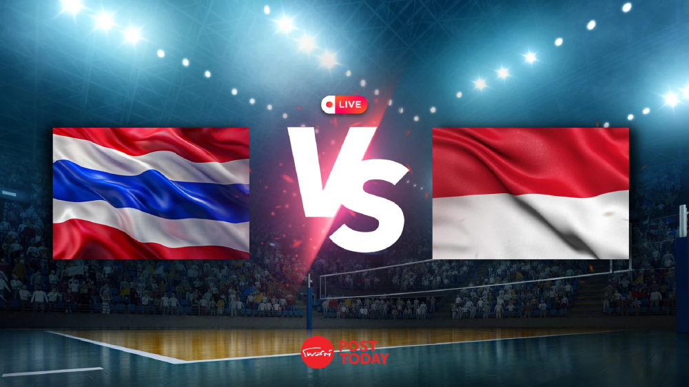 LIVE ถ่ายทอดสด วอลเลย์บอลหญิง ไทย พบ อินโดนิเซีย  SEA V Cup 2026 วันนี้