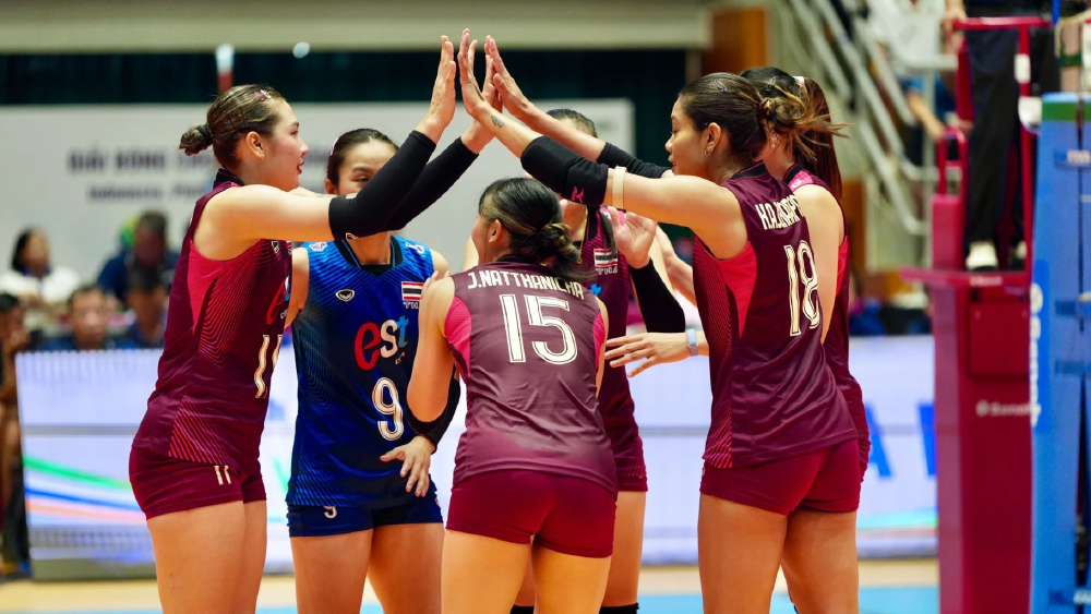 นักตบสาวไทยตบดับเวียดนาม 3-0 คว้าแชมป์ SEA V Cup 2026 สนามแรก นักตบสาวไทยตบดับเวียดนาม 3-0 คว้าแชมป์ SEA V Cup 2026 สนามแรก